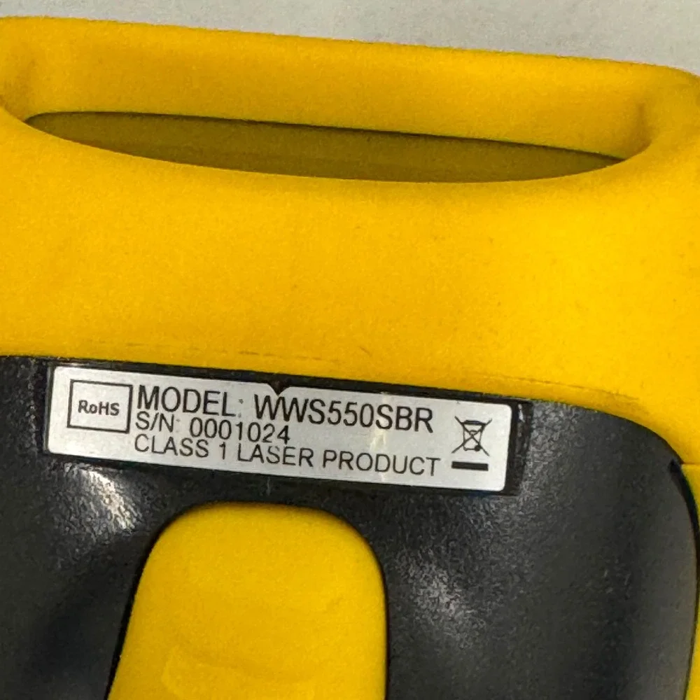 Wasp WWS550SBR Barcode Scanner WWS550‎ WWS550BT Class 1 Laser Product